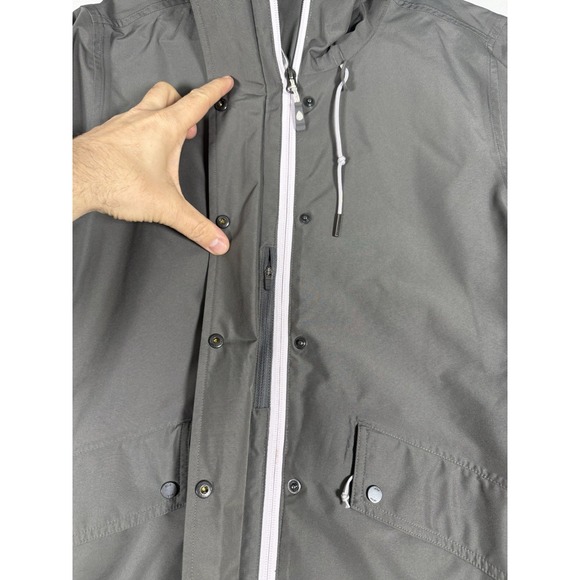 Stio Lupine Jacket Womens Medium Hooded Waterproof Windproof Canyon Rock EUC - Picture 3 of 8